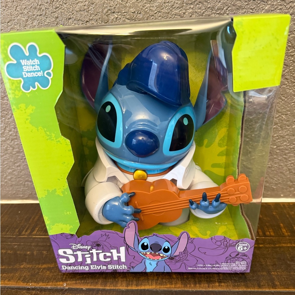 NEW In Box Disney Stitch Dancing Elvis Stitch